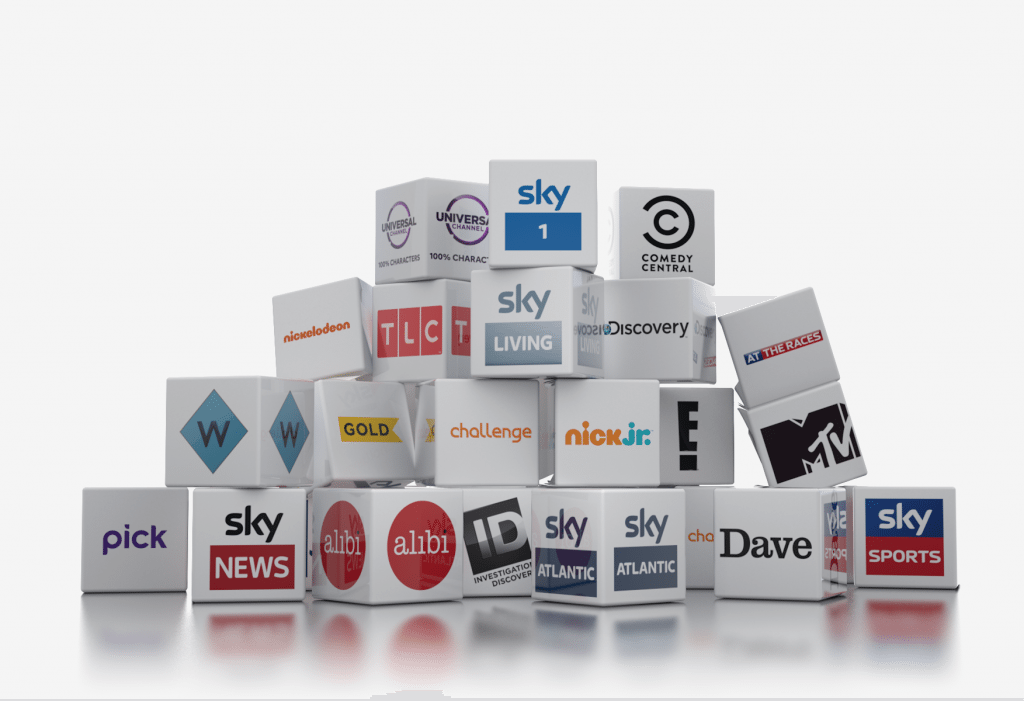 SKY MEDIA IRELAND channel boxes