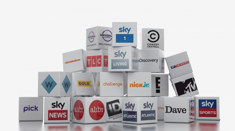 SKY MEDIA IRELAND channel boxes