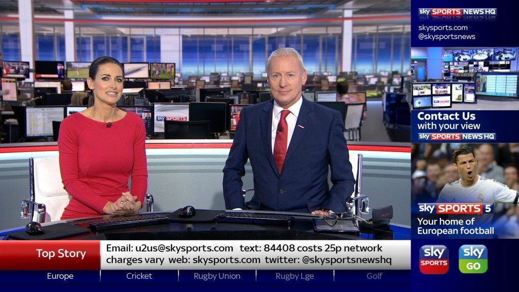 Channel available Sky Sports News Sky Media Ireland