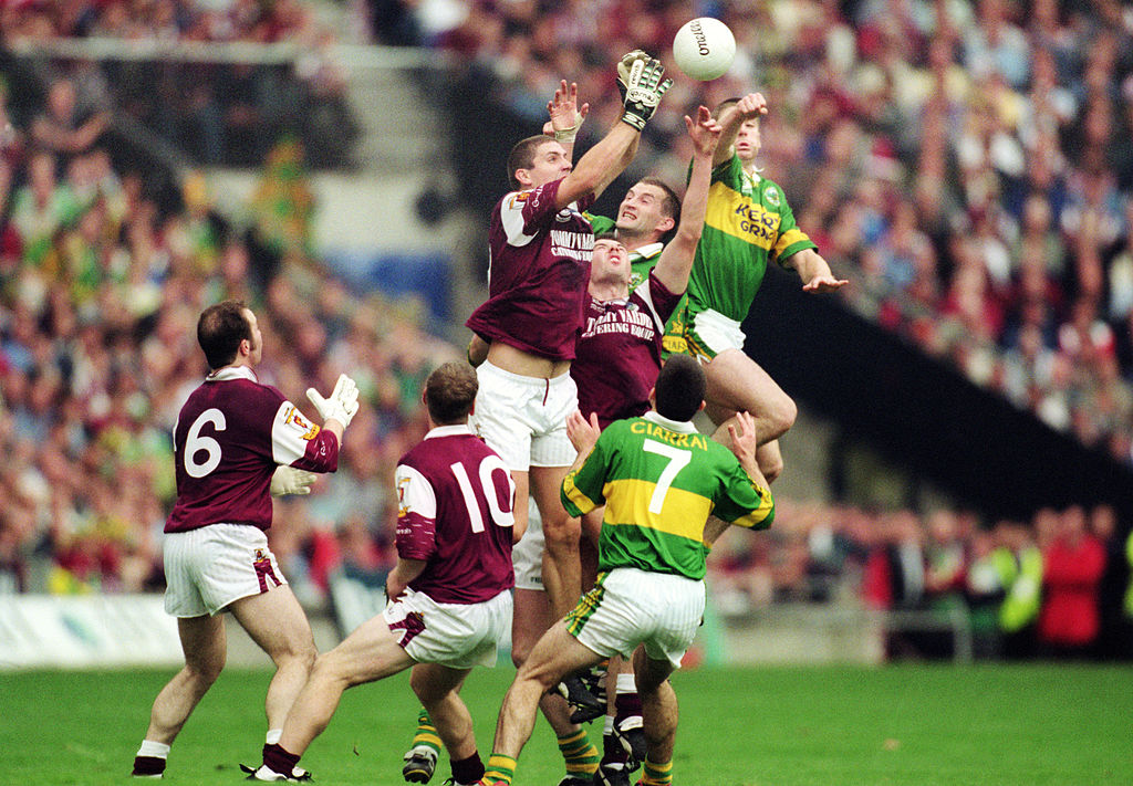 A general view of Fans at the AllIreland GAA Final between Galway and